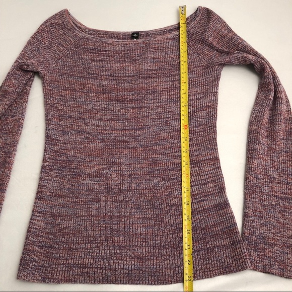 Design Lab multicolor lightweight long sleeve knit sweater L - Picture 5 of 7